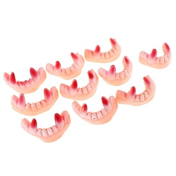 10 Halloween Demon Zęby, zabawne zwariowane zęby