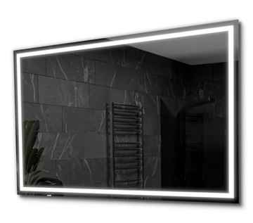 Lustro łazienkowe LED +OCHRONA IP67 100x80 ATLANTA