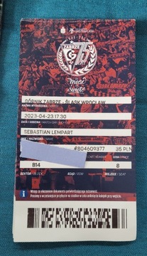 Bilet Górnik Zabrze - Śląsk Wrocław