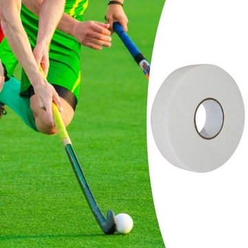 Лента хоккейная тканевая, размеры 2,5 см х 25 м, белая.