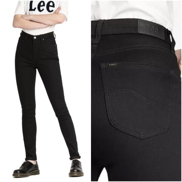 LEE IVY SUPER SKINNY HIGH DAMSKIE JEANSY W33 L33