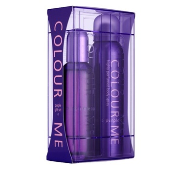 COLOUR ME 100ml EDP/150ml Body Spray Gift Set FEMME PURPLE