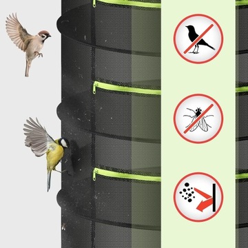 СУШИЛЬНАЯ СЕТКА, 4-СЛОЙНАЯ СКЛАДНАЯ СУШИЛЬНАЯ СЕТКА ДЛЯ СУШИЛКИ ТРАВ СУШИЛКА