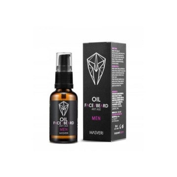 Masveri - Olejek do twarzy i brody Anti-Age 30 ml