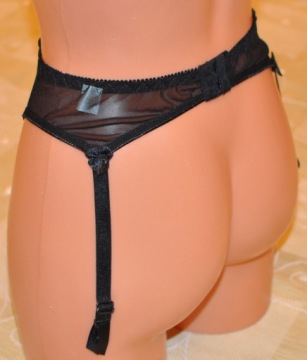 черный пояс для чулок Moulin MERLIN tg 38 M