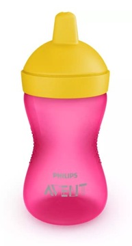 AVENT КРУЖКА С ТВЕРДЫМ РОСТОМ, СЕРЕБРЯНАЯ, ПРОФИЛИРОВАННАЯ SCF804/04 РОЗОВЫЙ 18+