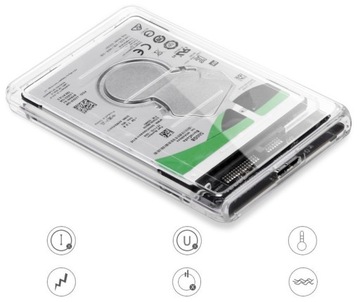 SSD HDD 2.5 USB 3.0 SATA Прозрачный корпус для адаптера