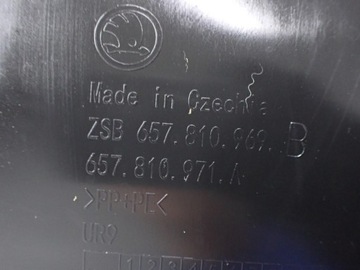 PODBĚH LEVÝ ZADNÍ ORIGINÁLNÍ 657810969B SKODA SCALA 24R