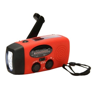 PRZENOŚNE SOLARNE RADIO AM / FM / WB Solar Radio LED