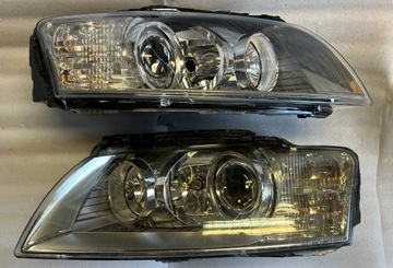 AUDI A8 D3 FACELIFT BI XENON NATÁČECÍ 4E0941029BR 4E0941030BR