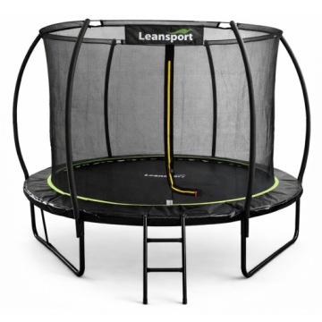 Батут садовий LEAN З Сіткою Внутрішньою Чорно-зелена 305 см 10FT