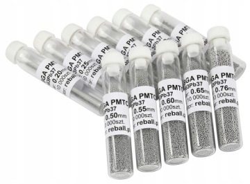 KULKI BGA OŁOWIOWE KULE PMTC 10tyś 0,45 0.45mm