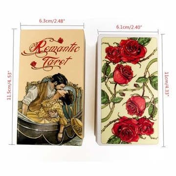 Romantyczny Tarot 78 talii karty los wróżby Oracle