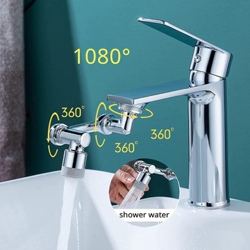 1080 Large-angle Rotating Splash Filter Faucet,
