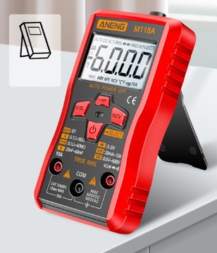 АВТОМАТИЧЕСКИЙ МУЛЬТИМЕТР ANENG M118A LED NCV 6000C