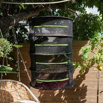 WISZĄCA SIATKA DO SUSZENIA Z ZAMKIEM BŁYSKAWICZNYM