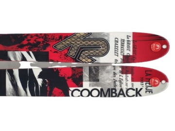 SKITOUR K2 COOMBACK 114 177CM FOKI VIPEC 12 2016