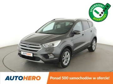 Ford Kuga II SUV Facelifting 1.5 EcoBoost 150KM 2017 Ford Kuga półskóra klima auto navi grzane