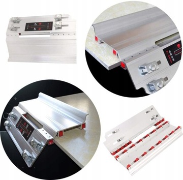 Станок для снятия фаски с алюминиевой плитки под углом 45.