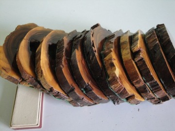 блюдца подставки ствол древесины ручная работа