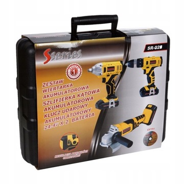 Набор аккумуляторных инструментов ОТВЕРТКА ШЛИФОВАЛЬНЫЙ КЛЮЧ SR-028