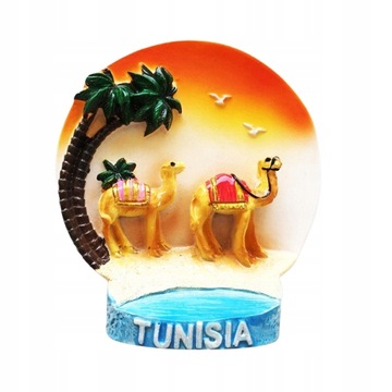 Tunezja magnes na lodówkę 3D v1