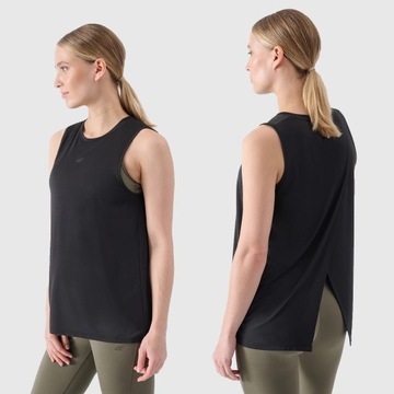 4F TOP TRENINGOWY DAMSKI KOSZULKA SPORTOWA OVERSIZE SS24