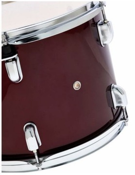 12x9 Focus Tom Tom Red в цвете Poplar Chrome Millenium