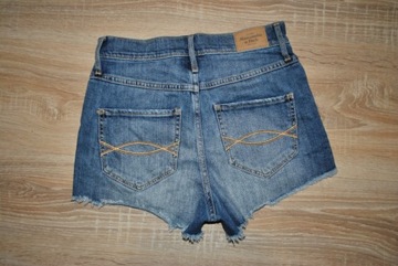 ABERCROMBIE krótkie spodenki jeansowe r. XS/S BDB