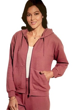BLUZA DAMSKA dresowa zapinana z kapturem *M