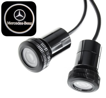 MERCEDES BENZ Led Logo Projektor WSZYSTKIE MODELE!