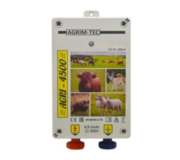 Электропастух AGRI-4500 4,8 Дж: выдра, бык, кабан