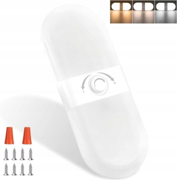 ПОТОЛОЧНЫЙ СВЕТИЛЬНИК 12В/24В ДЛЯ КАБИНЫ КАМЕРНОГО ПРИЦЕПА