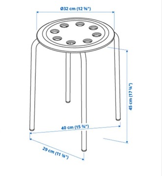 ИКЕА ТАБУРЕТ, ТАБУРЕТ, КУХОННЫЙ СТУЛ, БЕЛЫЙ