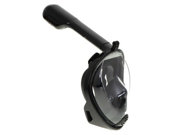 Маска для дайвинга, полная маска для подводного плавания L/XL, черная