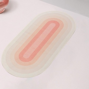 Противоскользящие коврики для ванной комнаты, моющийся коврик для подушки, быстросохнущий, 140 см x 200 см, розовый