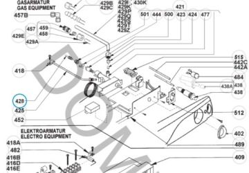 Термоэлемент для холодильника Dometic 140 см
