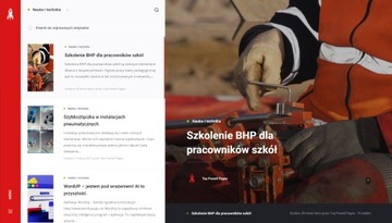 Publikacja artykułu w kategorii Nauka i technika