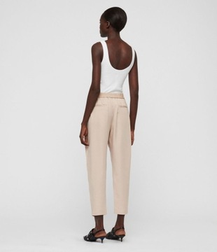 ALLSAINTS ALVA SOFT BEIGE TROUSERS UNIKAT 42/14UK