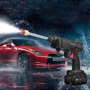 BEZPRZEWODOWY MYJKA CIŚNIENIOWA DO CZYSZCZENIA SAMOCHODÓW Z 1200MAH AKU