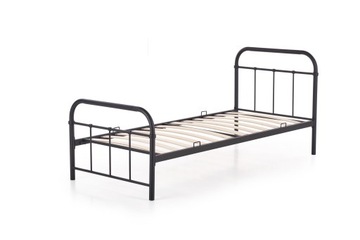 Стальная КРОВАТЬ 90 ДАРЬЯ Black Durable LOFT