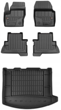 Set 3D Gumové rohože a rohože Ford Escape 3 2013-2019 zw