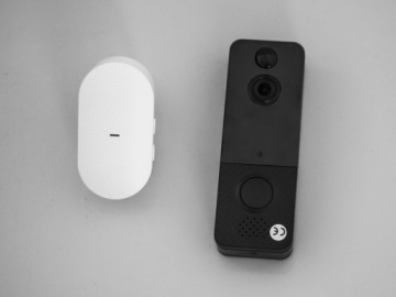 Беспроводной WI-FI ВИДЕОЗВОНОК Дверной звонок T8 Черный + ПРИЕМНИК