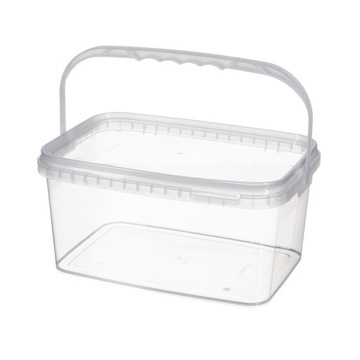 WIADRO PLASTIKOWE PROSTOKĄT 3L ATEST!! NAJTANIEJ!!
