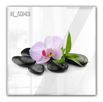 Panel szklany hartowany 60x60 ORCHIDEA kuchnia