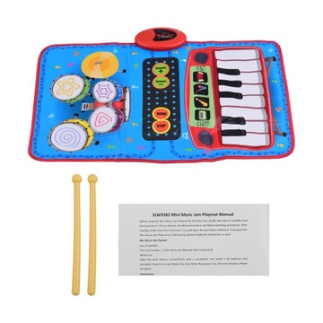 70 * 45cm Electronic Musical Mat Piano and Drum