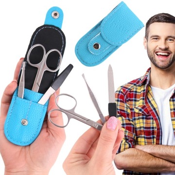 НАБОР ДЛЯ МАНИКЮРА-ПЕДИКЮРА TRAVEL В СУМОЧКЕ Пилочка Пинцет Ножницы