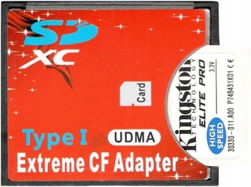 Адаптер Compact Flash SD-CF Type I SDHC SDXC