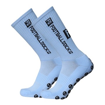 Anti-slip football socks Sky blue Size 39-46