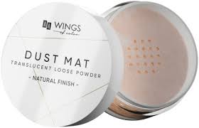 AA WINGS DUST MAT TRANSUCENT LOOSE POWDER PUDER NATURAL FINISH